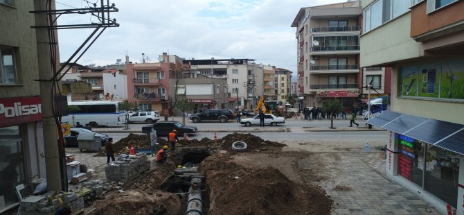 Soma’nın 5 Km’lik Yağmursuyu Kuşaklama Çalışması Başladı