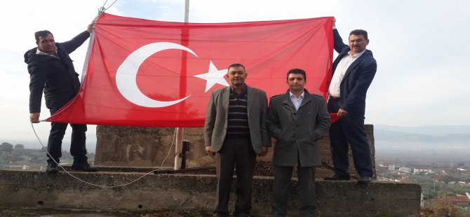 Büyükşehir’den Beyler’e Dev Türk Bayrağı