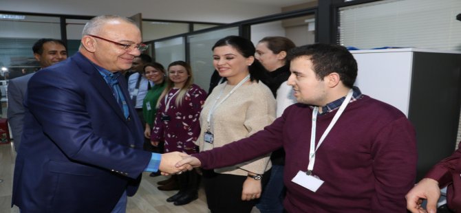 Başkan Ergün Personelinin Yeni Yılını Kutladı