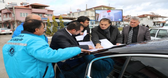 Selendi’nin Yağmursuyu Hattı İncelendi