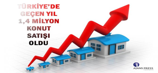 Türkiye’de Geçen Yıl 1,4 Milyon Konut Satışı Oldu