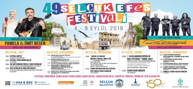 49. Selçuk Efes Festivali Başlıyor