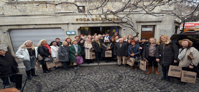 Foça’lı Kadınlar Başkan Demirağ’ı Ziyaret Etti