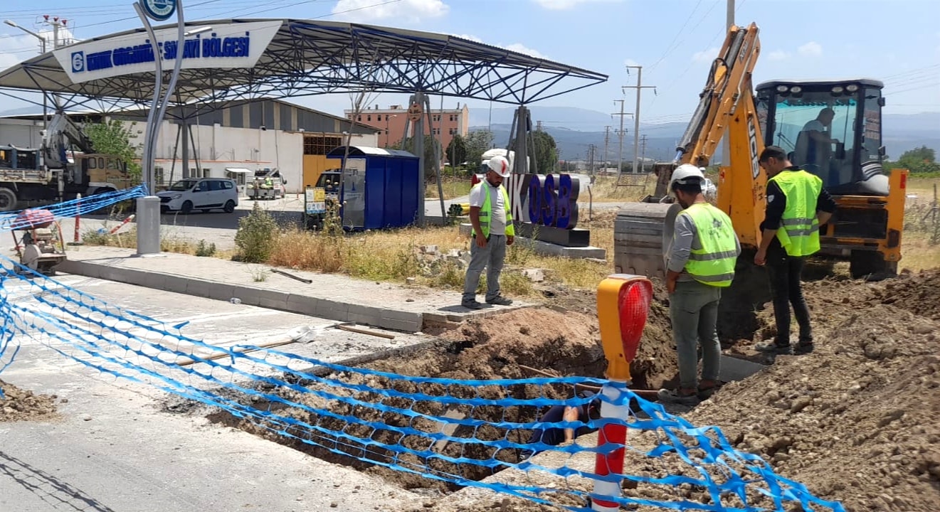 Kınık Organize Sanayi Bölgesi doğalgaza kavuşuyor