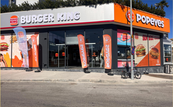 Burger Kıng® ve Popeyes®İzmir Menderes’te Hizmete açıldı!