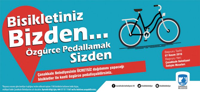 Bisiklet Bizden, Özgürce Pedallamak Sizden