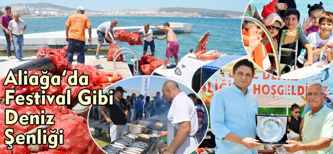 Aliağa’da Festival Gibi Deniz Şenliği