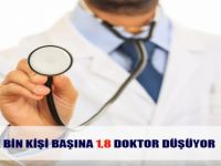 Türkiye’de Bin Kişi Başına 1,8 Doktor Düşüyor